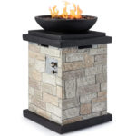 AVAWING Propane Firebowl Column