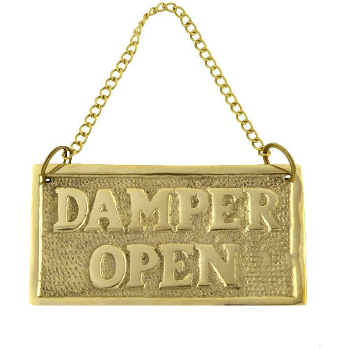 TG Metal Fireplace Damper Pull
