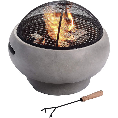 Teamson Concrete Fire Pit