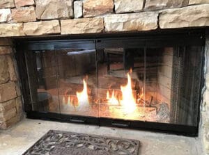 Pathline Products Fireplace Glass Doors for Majestic Fireplace