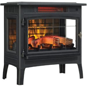 Duraflame 3D Infrared Electric Fireplace Stove with Remote Control - Portable Indoor Space Heater